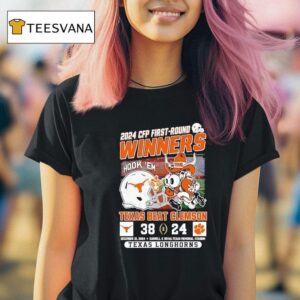 Texas Longhorns Cfp First Round Winner Beat Clemson Tigers T Shirt