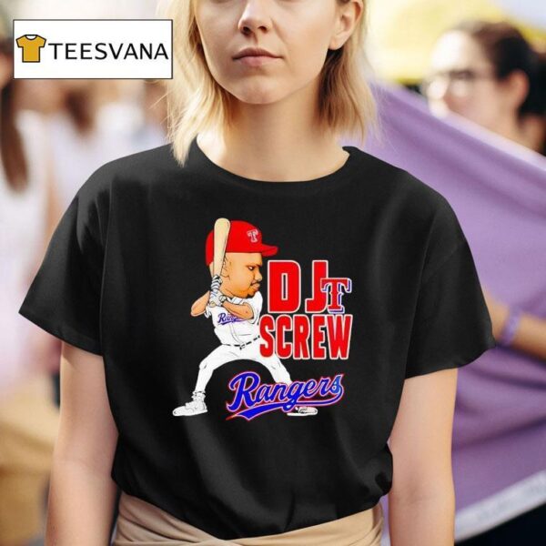 Texas Rangers Dj Screw Baseball T Shirt