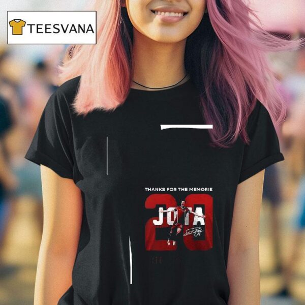 Thanks For The Memories Diogo Jota Portugal Rip Signature T Shirt