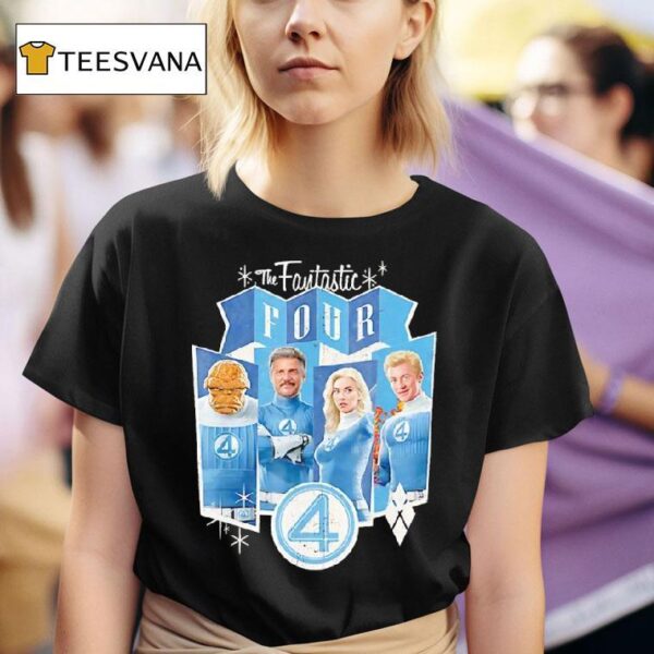 The Fantastic Four Characters Style Team Marvel T Shirt