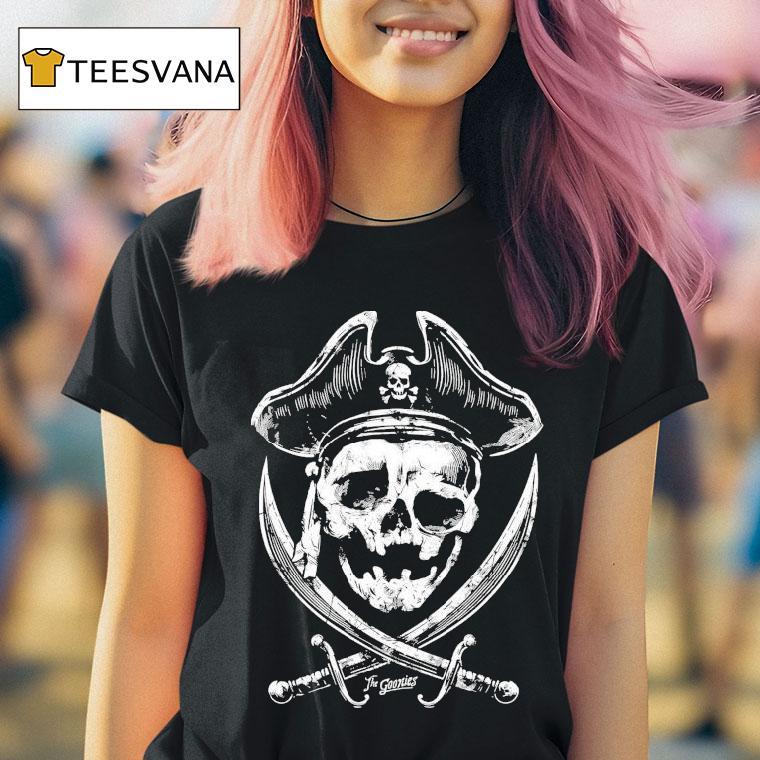 The Goonies Sloth And Crossbones Pirates T Shirt