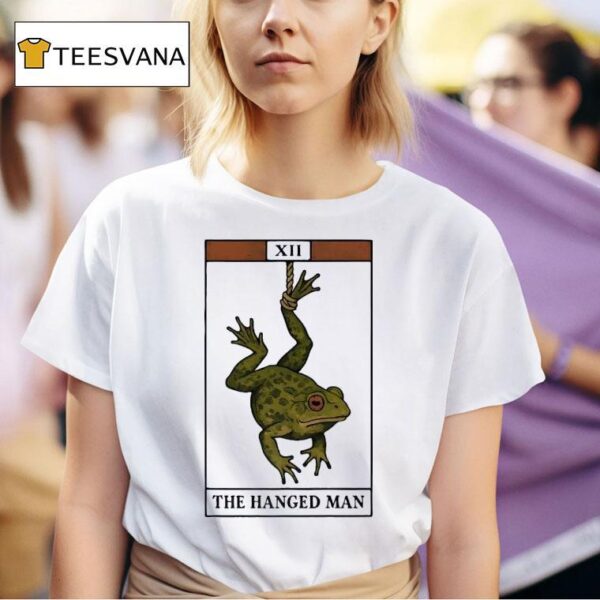 The Hanged Man Toad Tarot Card Frog T Shirt