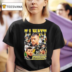 Tj Watt Pittsburgh Slers Football Signature Graphic T Shirt