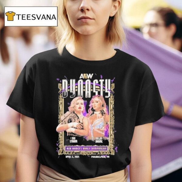 Toni Storm Vs Megan Bayne Aew Dynasty Matchup T Shirt