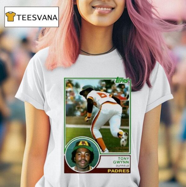 Tony Gwynn Outfield San Diego Padres T Shirt