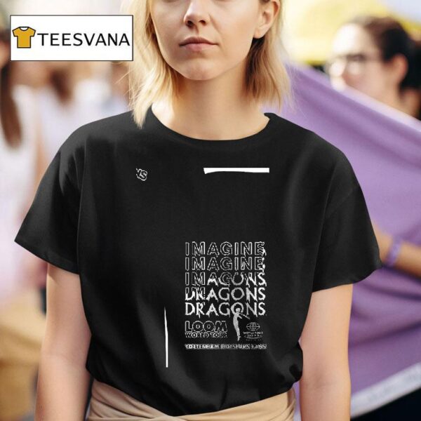 Tottenham Hotspus X Imagine Dragons Loom World Tour Stadium T Shirt