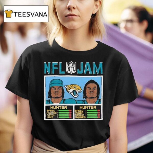 Travis Hunter Nfl Jam Jacksonville Jaguars S T Shirt