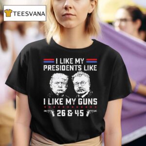 Trump And Theodore Roosevelt I Like My President Like I Like My Guns And T Shirt