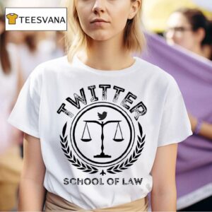 Twitter School Of Law Logo T Shirt