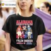 Tyler Booker Alabama Crimson Tide X Dallas Cowboys Forever In The Rafters T Shirt
