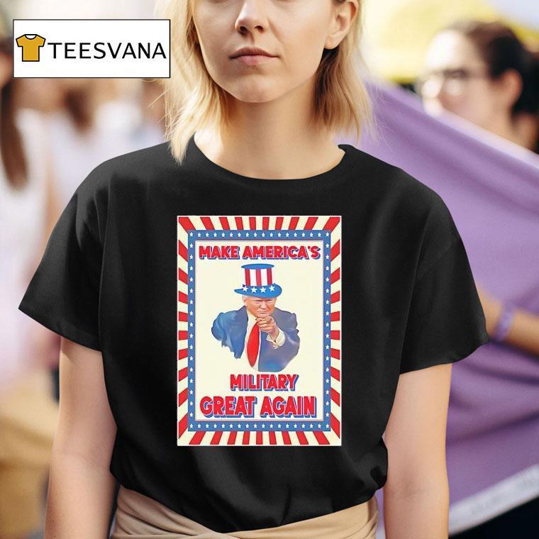 Uncle Trump Make America S Military Great Again T Shirt