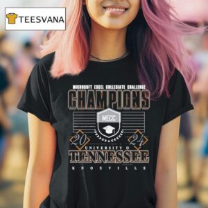 University Of Tennessee Knoxville Microsoft Excel Collegiate Challenge Champions T Shirt