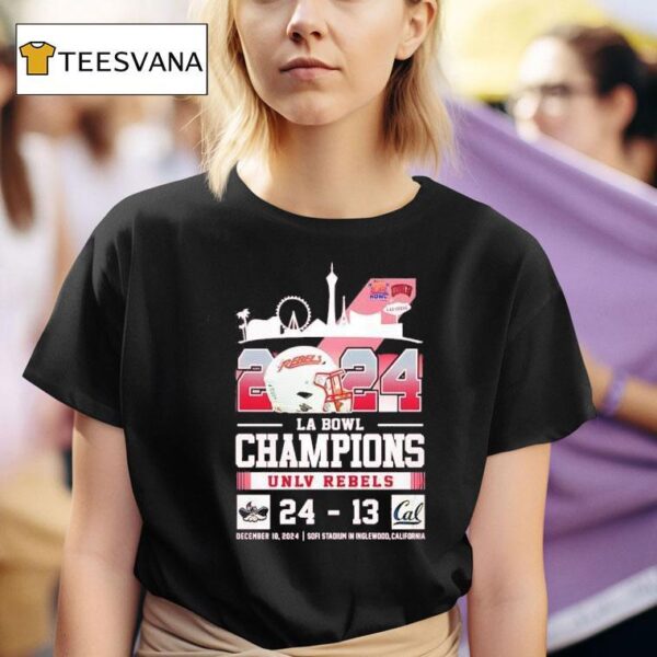 Unlv Rebels La Bowl Champions Football T Shirt