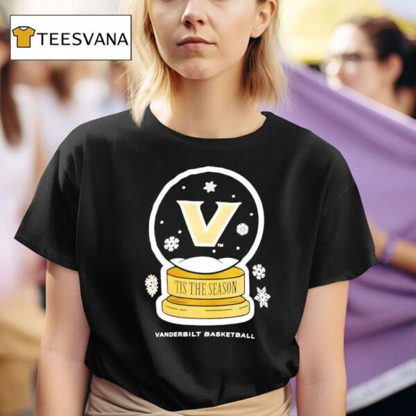 Vanderbilt Commodores Basketball Tis The Season Snowball T Shirt