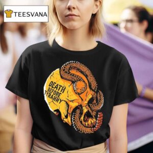 Venom Valor Death Before Tyranny Skull Snake T Shirt