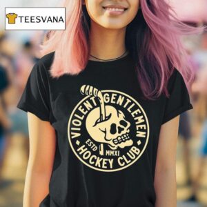 Violent Gentlemen Hockey Club Headache Skull T Shirt