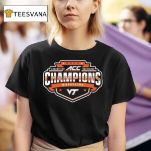Virginia Tech Hokies Acc Wrestling Conference Tournament Champions T Shirt