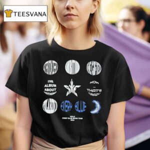 Wale Every Blue Moon Tour Discog T Shirt