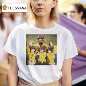Walter White Breaking Bad And K On Girls Anime T Shirt