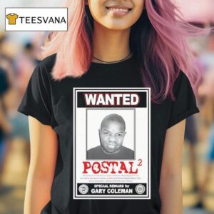 Wanted Postal Special Reward For Gary Coleman T Shirt