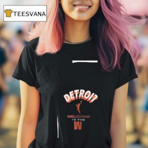 Welcome To The Wnba Detroit Logo T Shirt