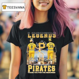 Willie Stargell And Dave Parker Pittsburgh Pirates Legends Thank You For The Memories Signatures T Shirt