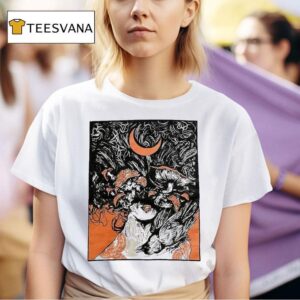 Wolfskulljack Mushroom Moon T Shirt