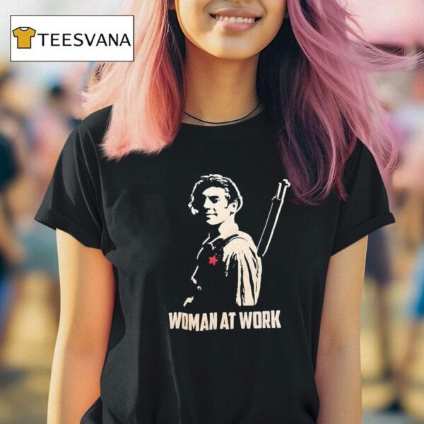 Woman At Work T Shirt