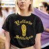 Yellow Stitches Boot Logo T Shirt