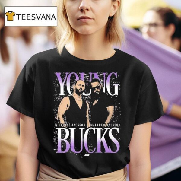Young Bucks Nicolas Jackson And Matthew Jason Aew T Shirt