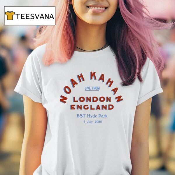 July Noah Kahan Tour London Uk T Shirt
