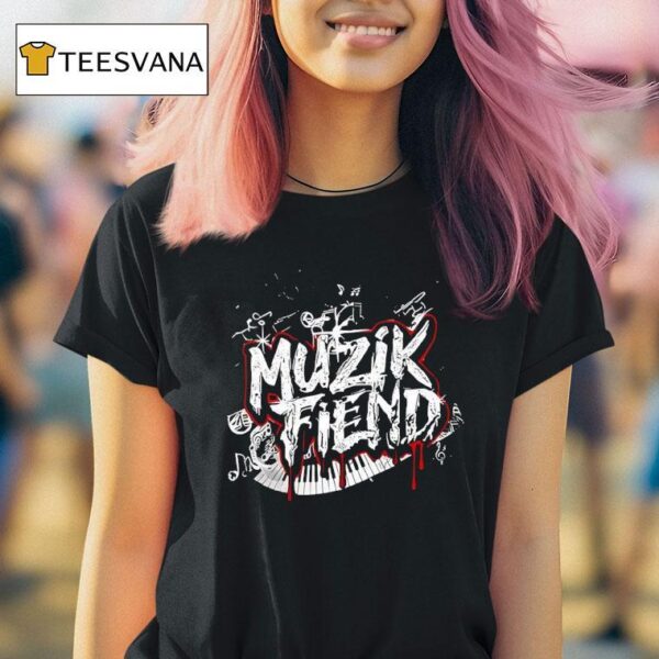 Muzik Fiend Logo T Shirt
