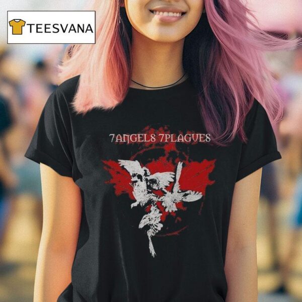 Angels Plagues Splatter Birds T Shirt