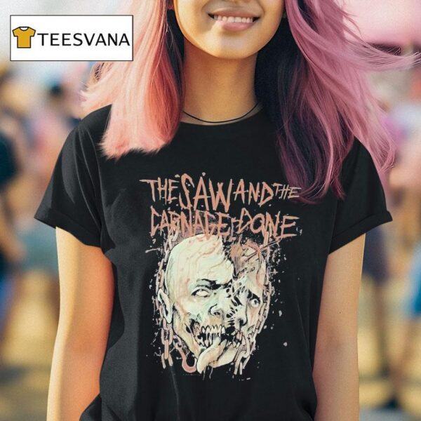Aborted The Saw And The Carnage Done Heads T Shirt