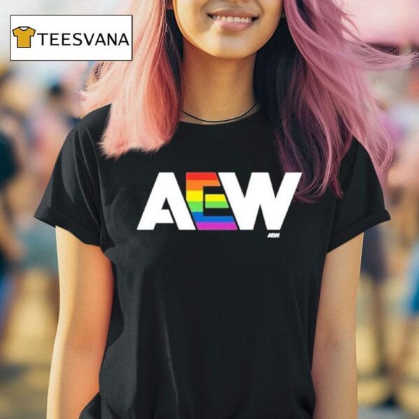 Aew Pride Logo T Shirt