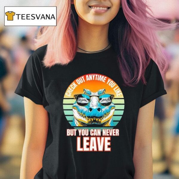 Alcatraz Vibes Gator Locked In Mentally Checked Ou T Shirt
