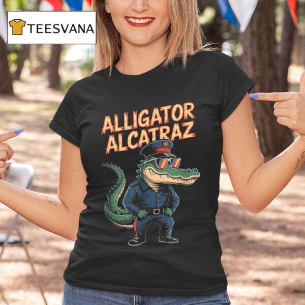 Alligator Alcatraz Florida Everglades Prison Gear Police T Shirt