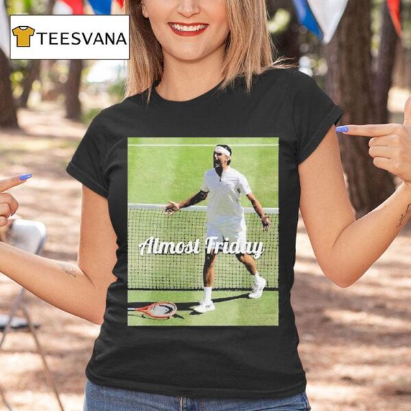 Almost Friday Taylor Fritz Wimbledon T Shirt