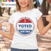 America First I Voted For This T Shirt