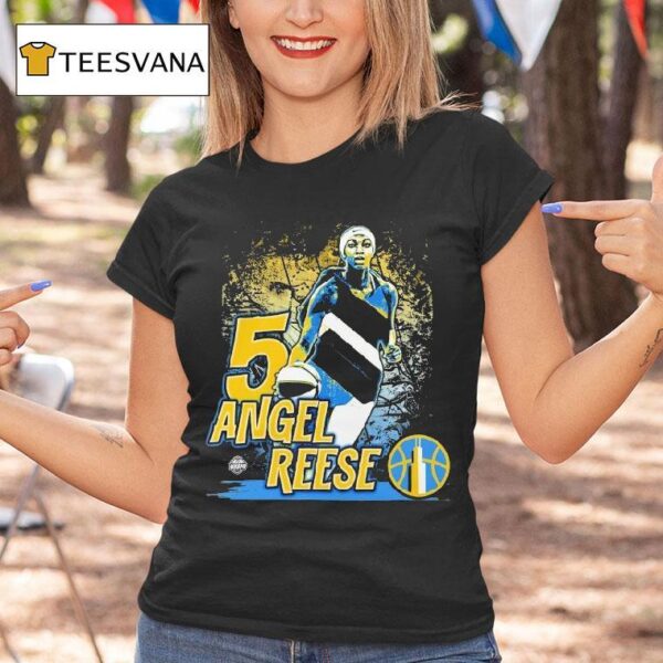 Angel Reese Run It Chicago Sky T Shirt