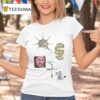 Apple Core Cigarettes T Shirt