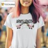 Arm S Length Mustache Worm T Shirt