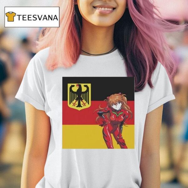 Asuka Langley Soryu Germany Evangelion T Shirt