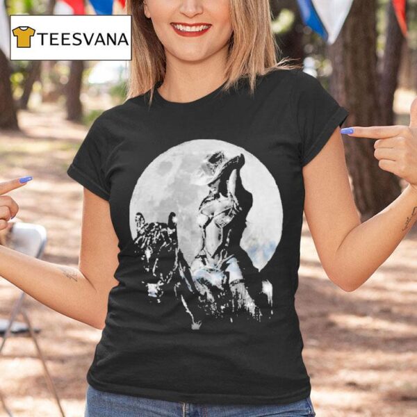 Beyonce Atlanta Cowboy Carter Tour Horse Rider Moon T Shirt