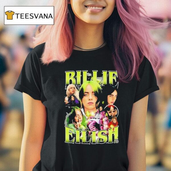Billie Eilish Concert Tour Signature Graphic T Shirt