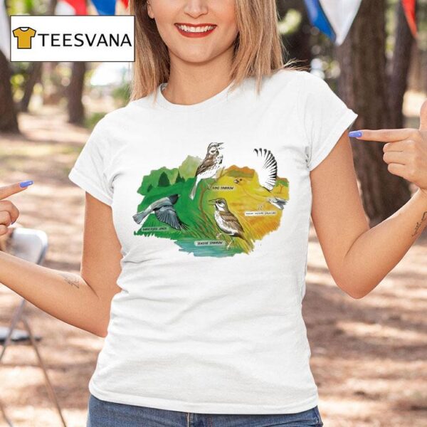 Bird Collective Birders Week Sparrows T Shirt
