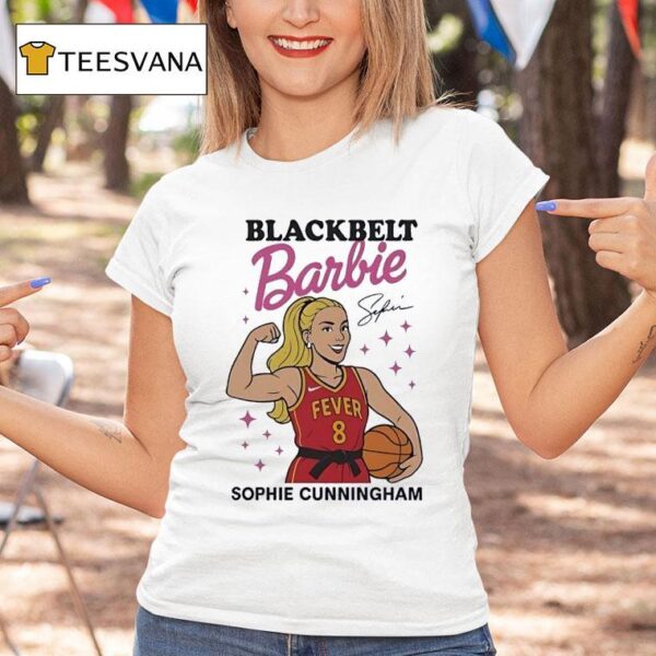 Blackbelt Barbie Sophie Cunningham Indiana Fever T Shirt
