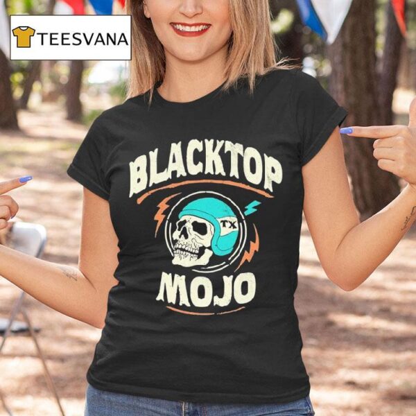 Blacktop Mojo Born To Be Mojo Skull T Shirt