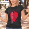 Blue October Splatter Hear T Shirt