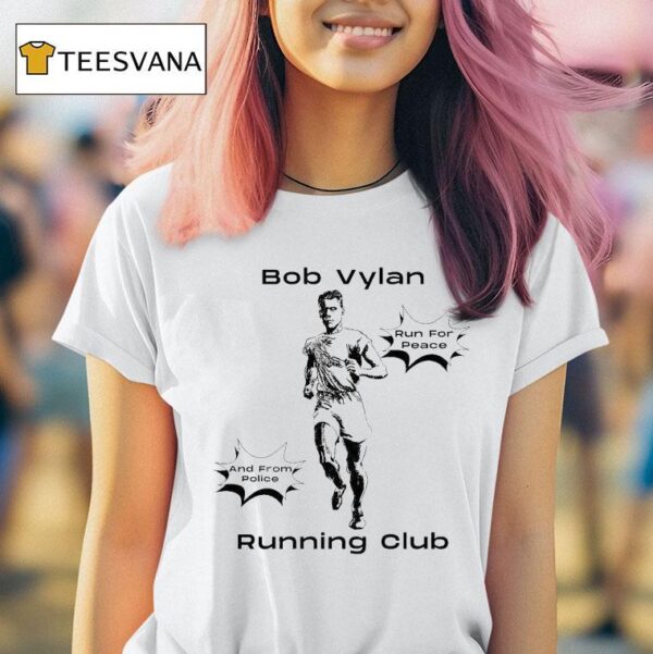 Bob Vylan Run For Peace And From Police Running Club T Shirt